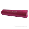 Power Bank for Digital Devices with 2,600mAh Capacity, Available in Black/Pink/Red Color